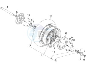 GP 800 drawing Rear Wheel