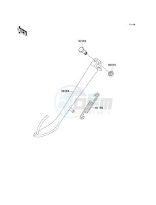 EN 500 C [VULCAN 500 LTD] (C6F-C9F) C8F drawing STAND-- S- -