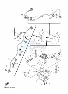 MT-25 MTN250-A (B4W1) drawing ELECTRICAL 3