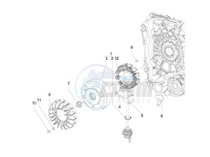 LX 50 2T E2 Touring (30Kmh) drawing Flywheel magneto