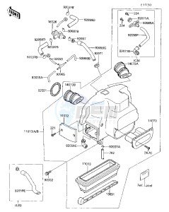 ZG 1000 A [CONCOURS] (A4-A6 A4 ONLY CAN) [CONCOURS] drawing AIR FILTER