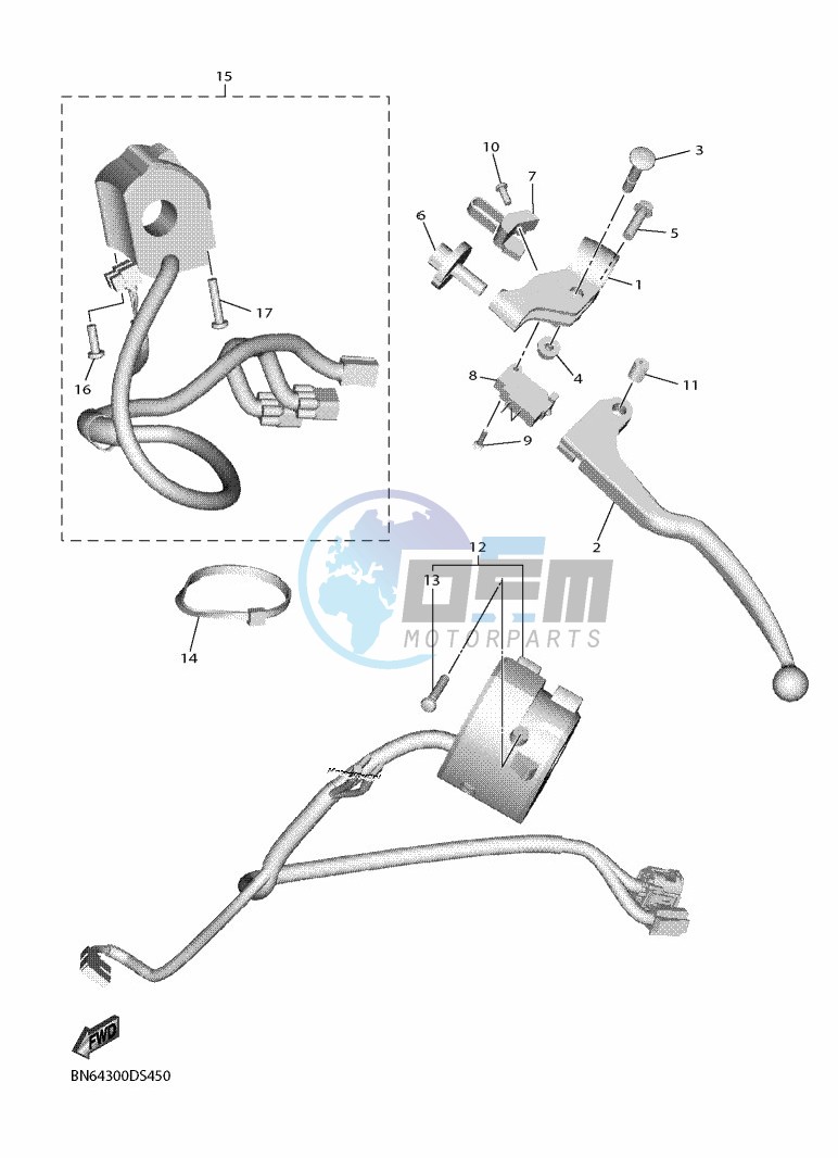 HANDLE SWITCH & LEVER