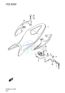 SFV 650 ABS GLADIUS EU drawing SEAT