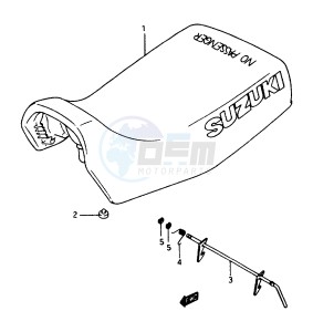 LT-F250 1997 drawing SEAT