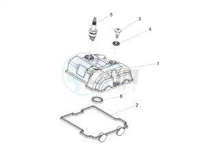 SX 125 E4 (EMEA) drawing Cylinder head cover