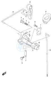 DF 9.9A drawing Clutch Rod w/Remote Control