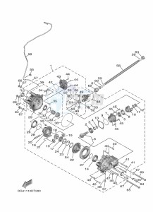 YXE850EN YXE85WPAL (BAN7) drawing FRONT DIFFERENTIAL