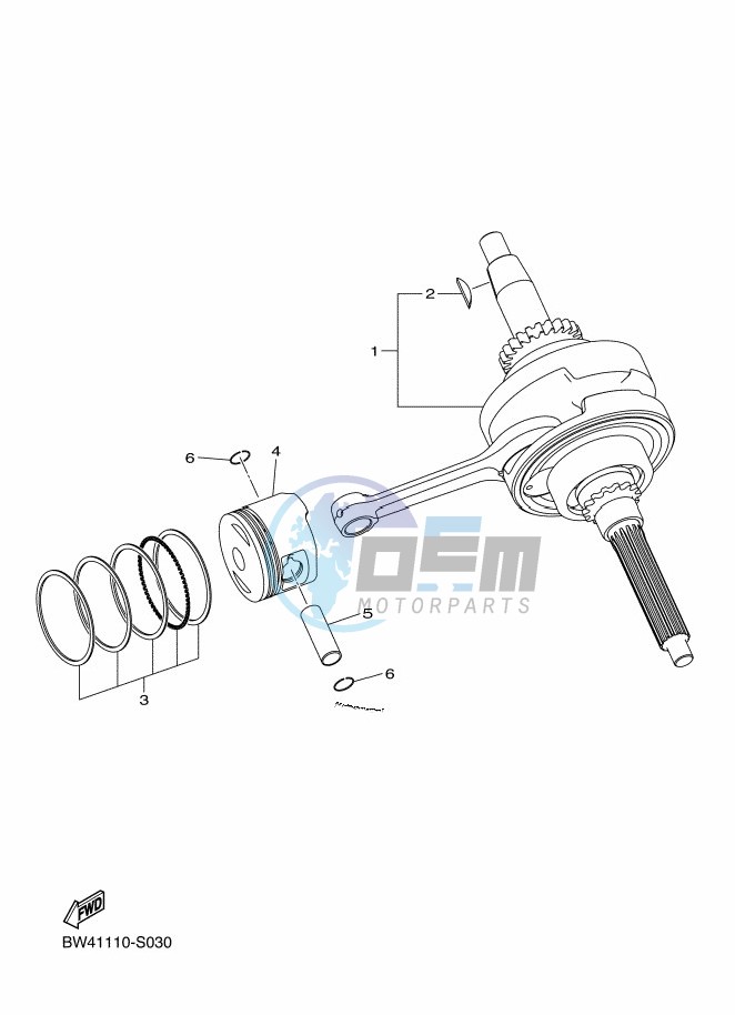 CRANKSHAFT & PISTON