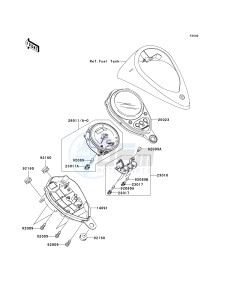 VN 1500 L [VULCAN 1500 NOMAD FI] (L2-L4) [VULCAN 1500 NOMAD FI] drawing METER-- S- -