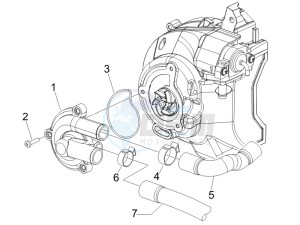 MP3 125 drawing Cooler pump