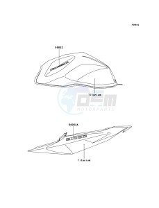 Z1000 ZR1000-A3H FR GB XX (EU ME A(FRICA) drawing Decals(Titanium)