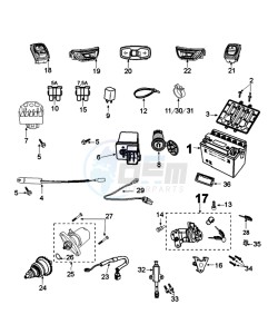 DJANGO 50 4TYA O drawing ELECTRIC EQUIPMENT