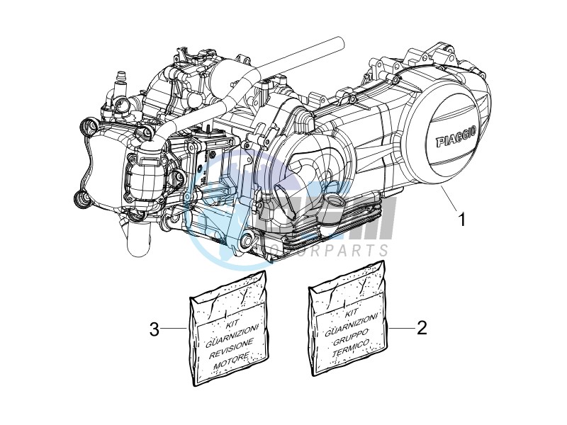 Engine, assembly