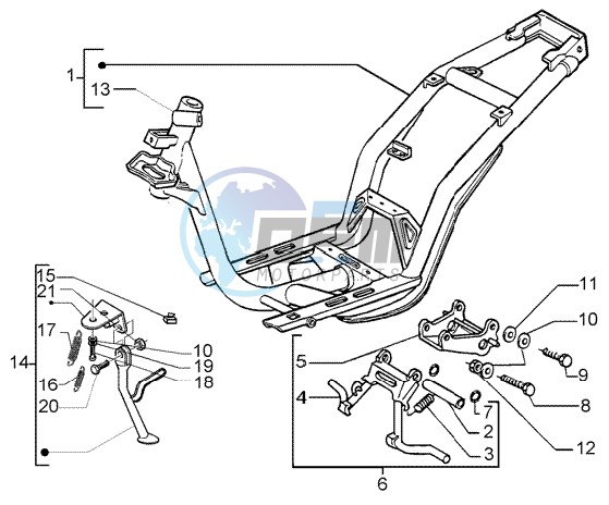 Chassis - Central stand