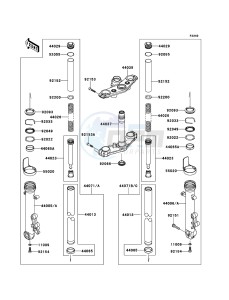 ER-6f EX650C9F GB XX (EU ME A(FRICA) drawing Front Fork