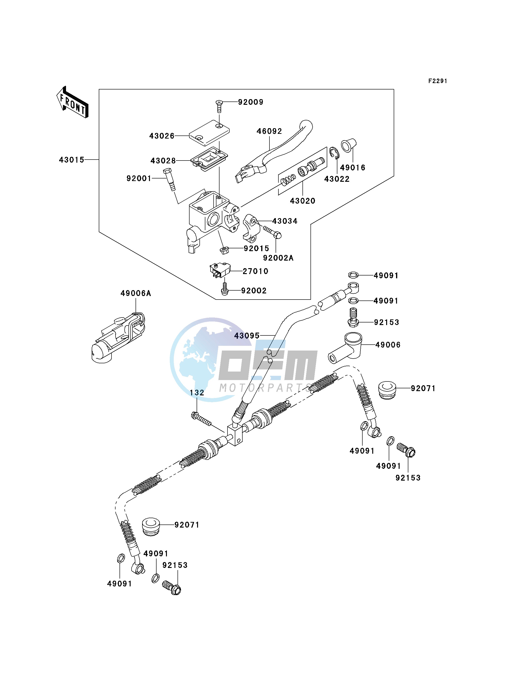 FRONT MASTER CYLINDER