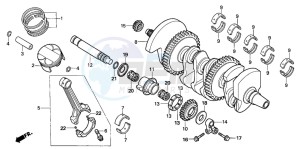 CBF1000A drawing CRANKSHAFT/PISTON