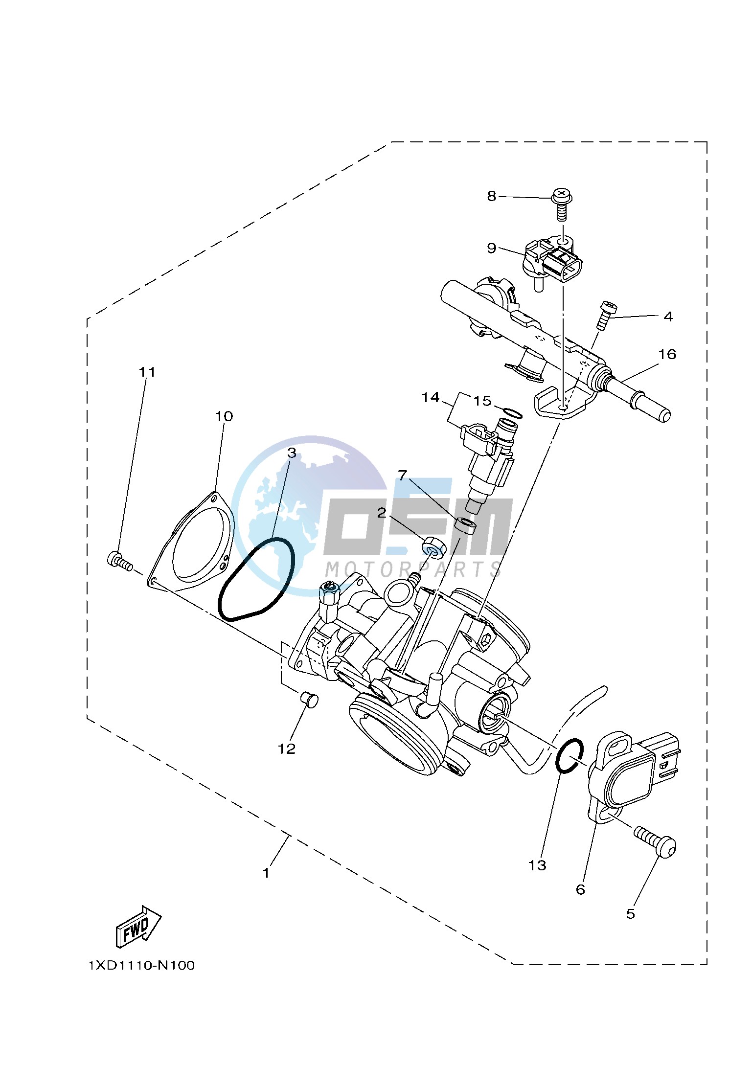 THROTTLE BODY ASSY 1