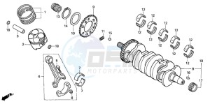 CBR600FS drawing CRANKSHAFT/PISTON