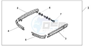 GL18009 France - (F / AB CMF NAV) drawing SADDLEBAG GUARD P