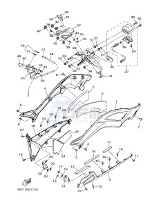 XP500A T-MAX 530 (59CN) drawing SIDE COVER 2