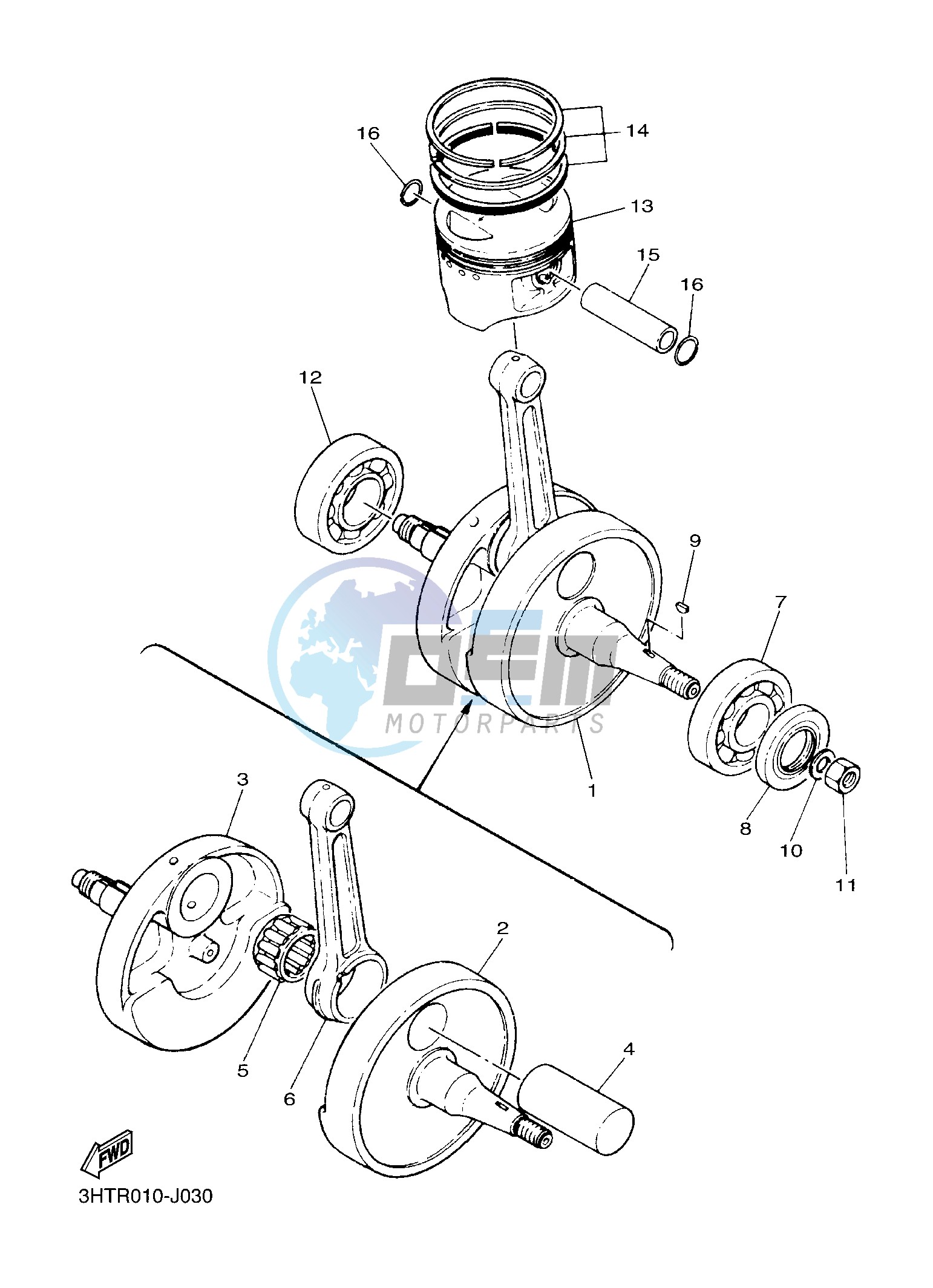 CRANKSHAFT & PISTON