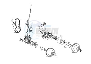 GPR REPLICA RACING EURO2 - 50 cc drawing OIL AND WATER PUMP