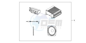 NSS250X FORZA X drawing AUDIO