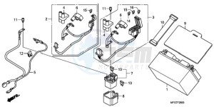 CB600F39 F / CMF ST drawing BATTERY