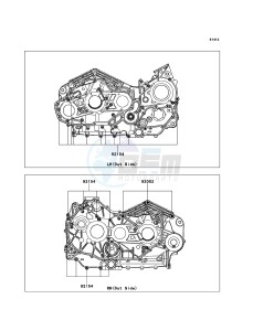 VN1700_CLASSIC_TOURER_ABS VN1700DEF GB XX (EU ME A(FRICA) drawing Crankcase Bolt Pattern