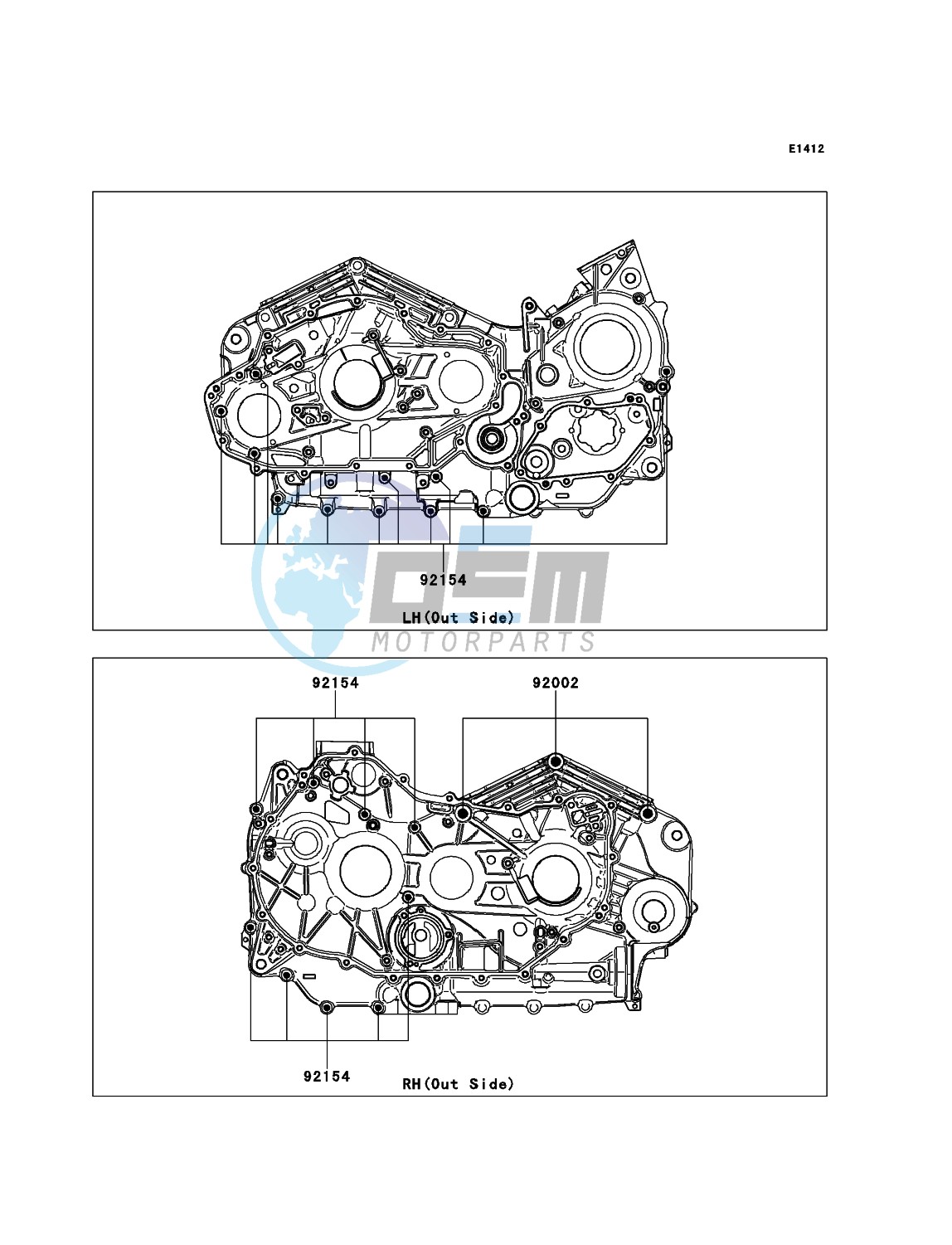 Crankcase Bolt Pattern