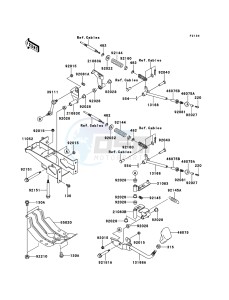 MULE 4010 TRANS 4x4 DIESEL KAF950G9F EU drawing Shift Lever(s)