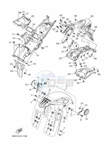 YZF250-A (B6P4) drawing FENDER