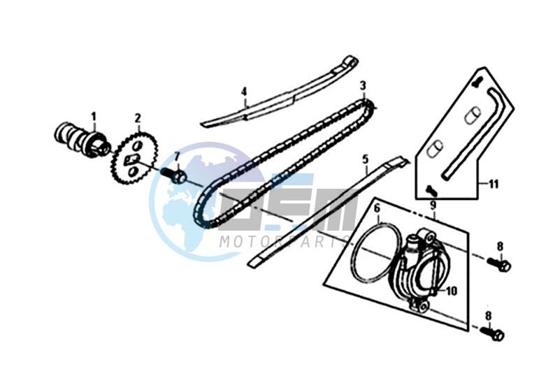 CHAIN / CHAIN TENSIONER  / CHAIN.