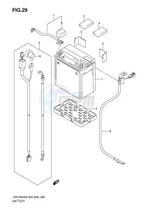 VZR1800 (E3-E28) INTRUDER drawing BATTERY