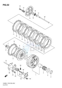 VL800 (E3-E28) VOLUSIA drawing CLUTCH