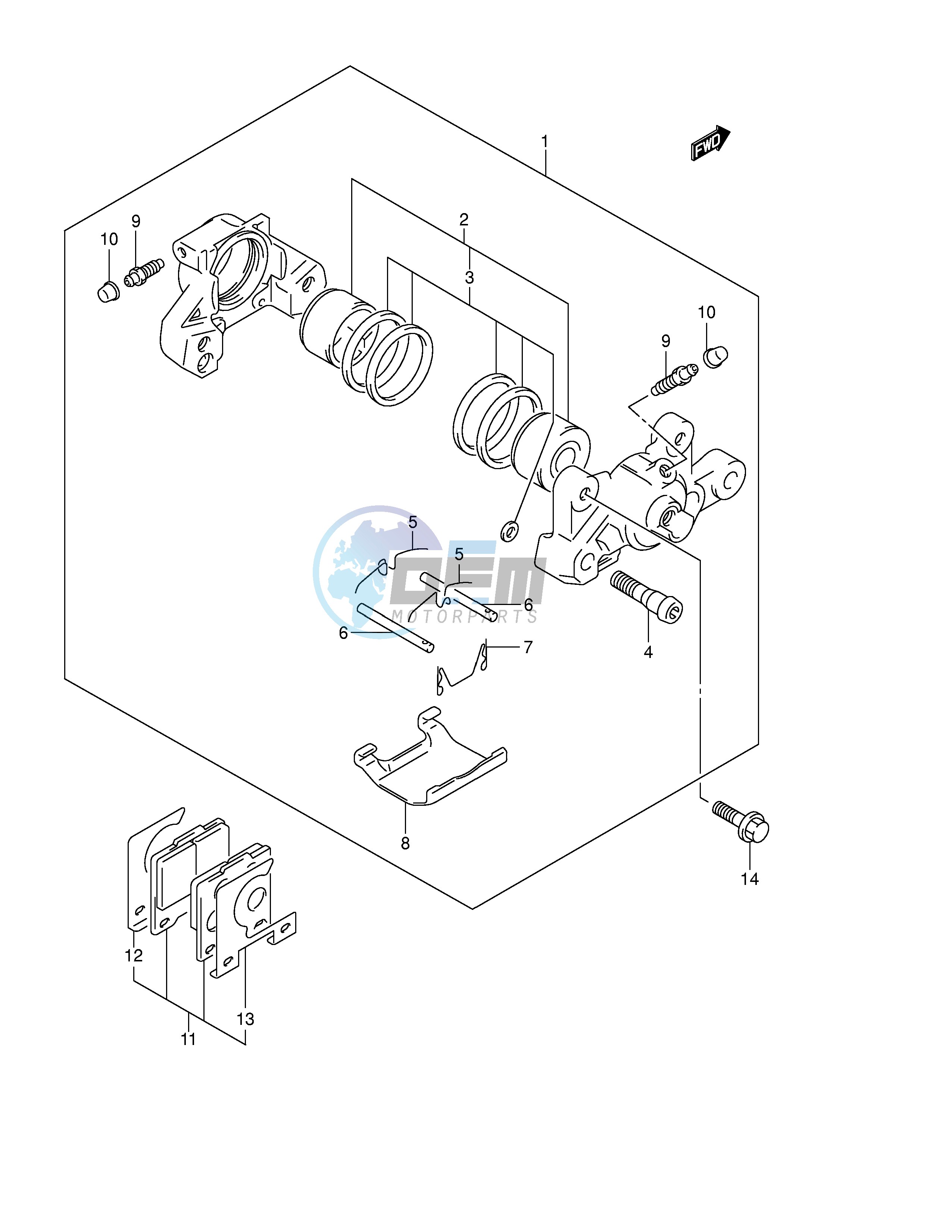 REAR CALIPER