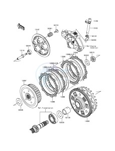 VULCAN S EN650AGFA XX (EU ME A(FRICA) drawing Clutch