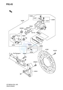 VZ1600 (E24) drawing REAR BRAKE