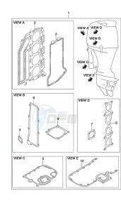 DF 115A drawing Gasket Set