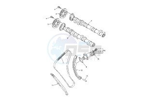 YZF R46 600 drawing CAMSHAFT- CHAIN