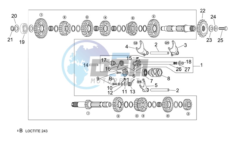 Gear box selector