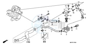 XL1000V9 F / CMF drawing WATER PIPE