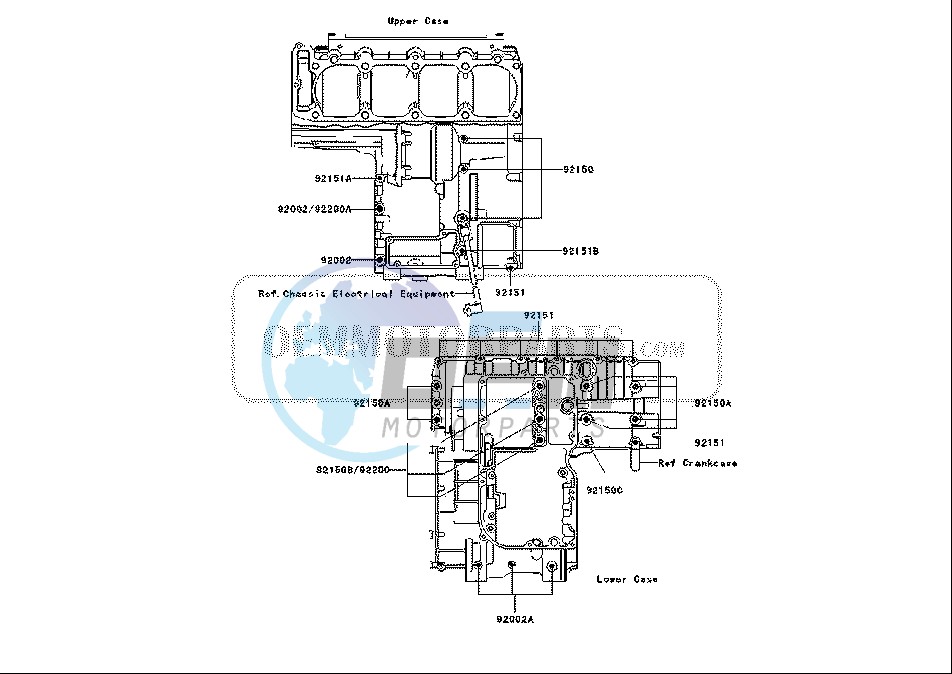 CRANKCASE BOLT PATTERN