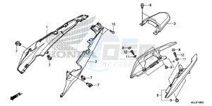 NC750XAE NC750XA Europe Direct - (ED) drawing SEAT COWL