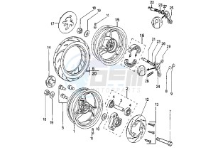 SPEEDFIGHT AQUA - 50 cc drawing WHEELS