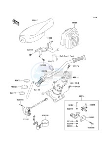 JT 1200 C [1200 STX-R] (1-2) [1200 STX-R] drawing HANDLEBAR