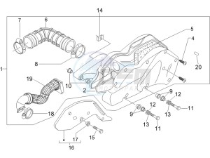 Runner 200 VXR 4t Race (UK) UK drawing Air filter