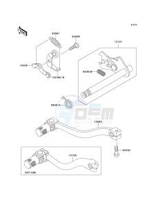 KX 65 A [KX65] (A1-A5) [KX65] drawing GEAR CHANGE MECHANISM