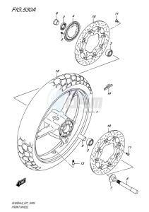 DL650 ABS V-STROM EU drawing FRONT WHEEL